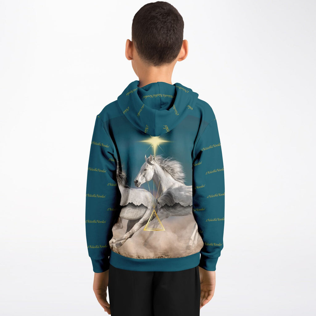$NiieihiiNookei Fashion Kids Hoodie - AOP