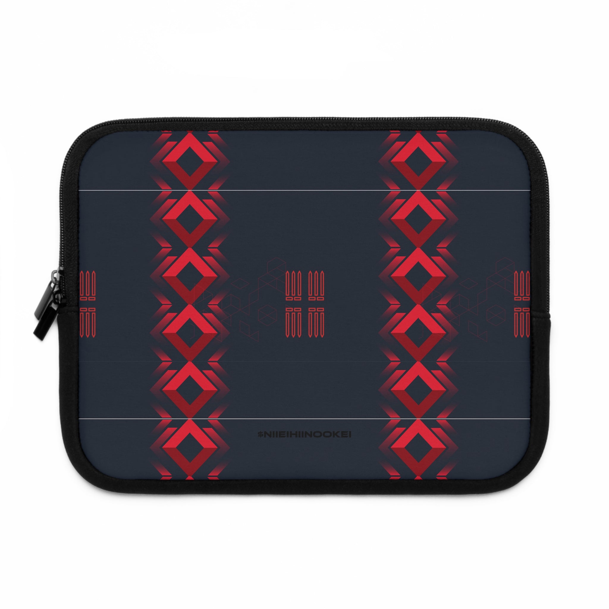 $NiieihiiNookei Modern Tribal Geometric Pattern Laptop Sleeve — Modern Tech Sleeve for Men & Women