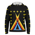 $NiieihiiNookei Long Sleeve Hooded Performance Shirt - AOP