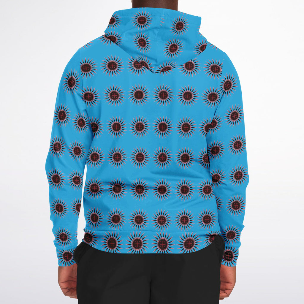 $NiieihiiNookei Athletic Zip-Up Hoodie - AOP