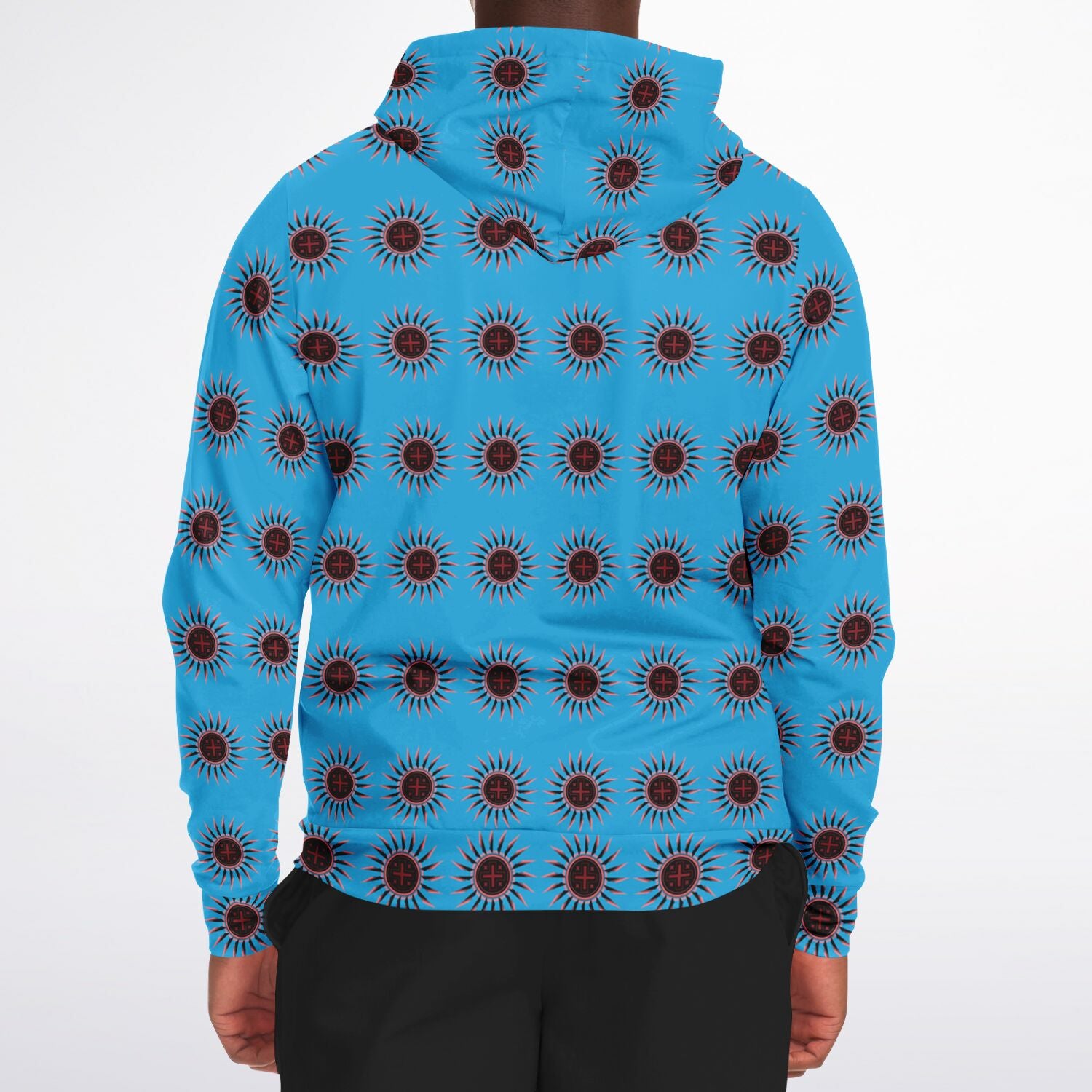 $NiieihiiNookei Athletic Zip-Up Hoodie - AOP
