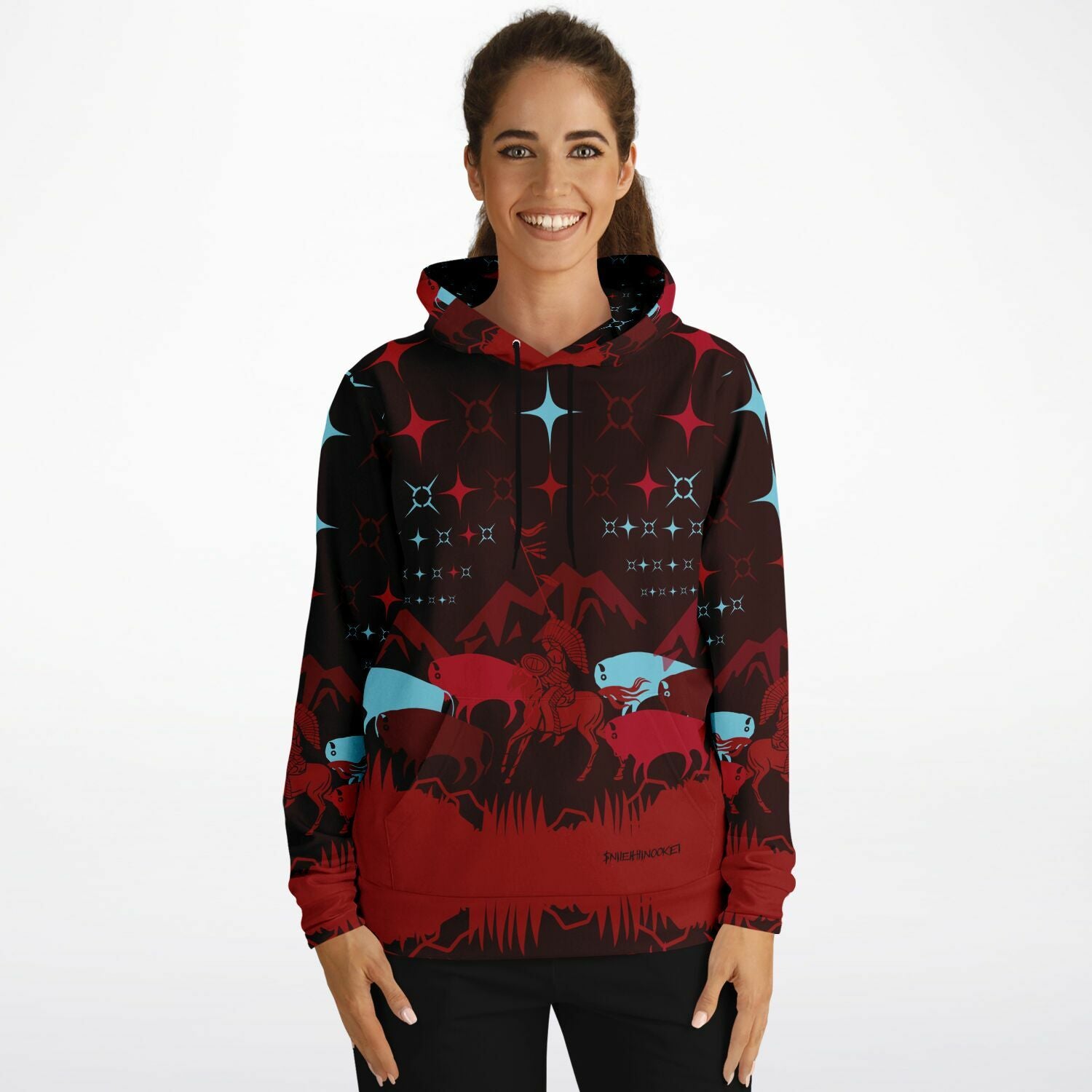 $NiieihiiNookei Athletic Hoodie - AOP