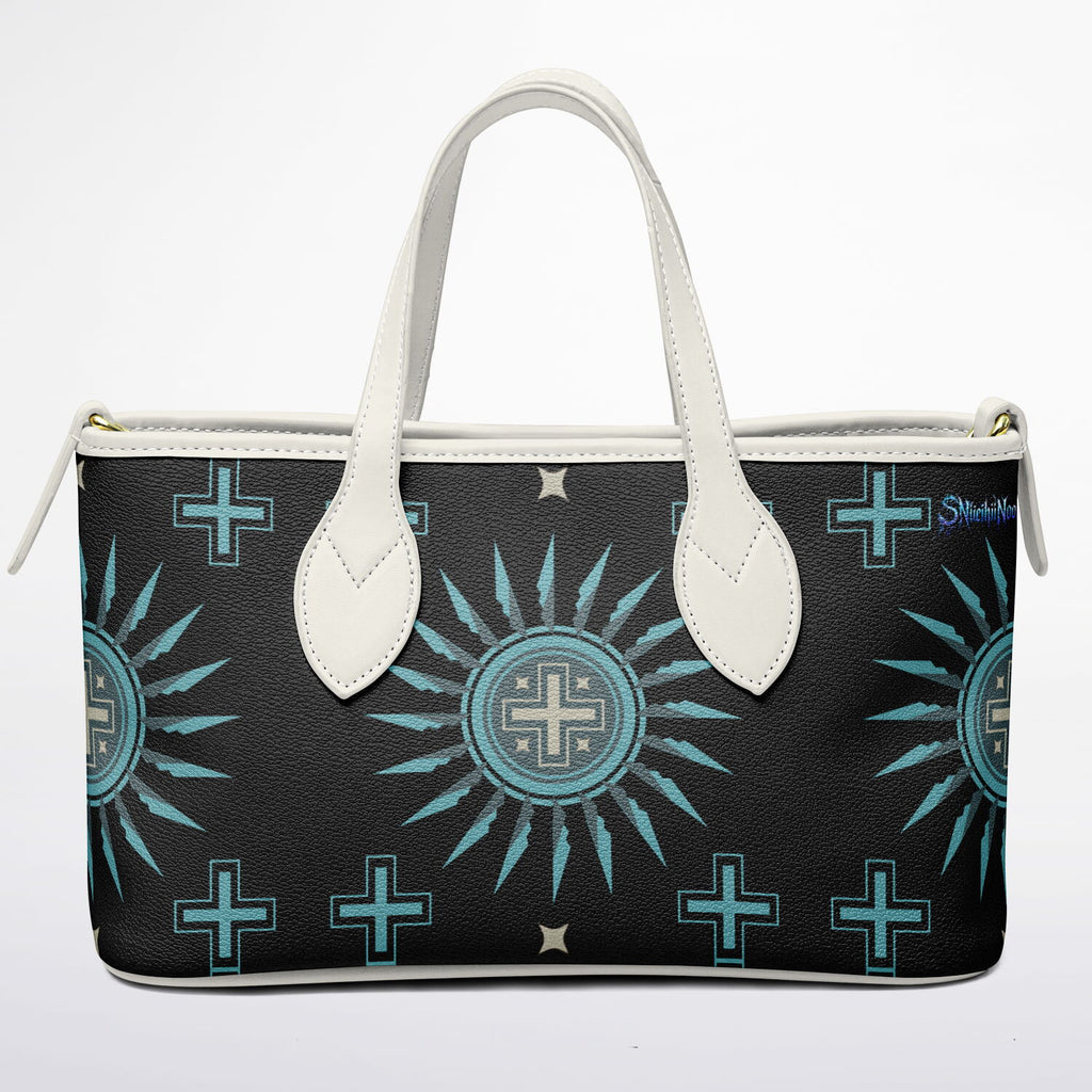 $NiieihiiNookei Leather Tote Bag - AOP