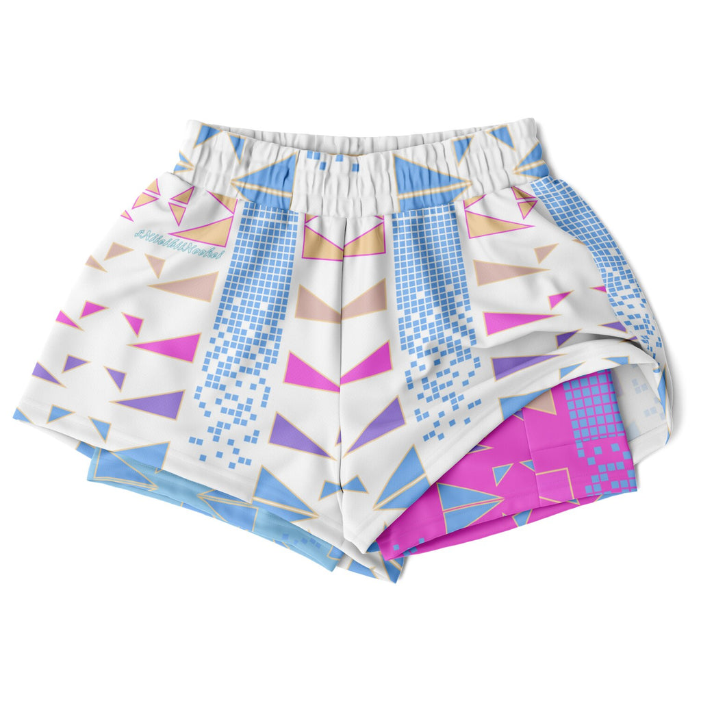 $NiieihiiNookei Women's 2-in-1 Shorts - AOP