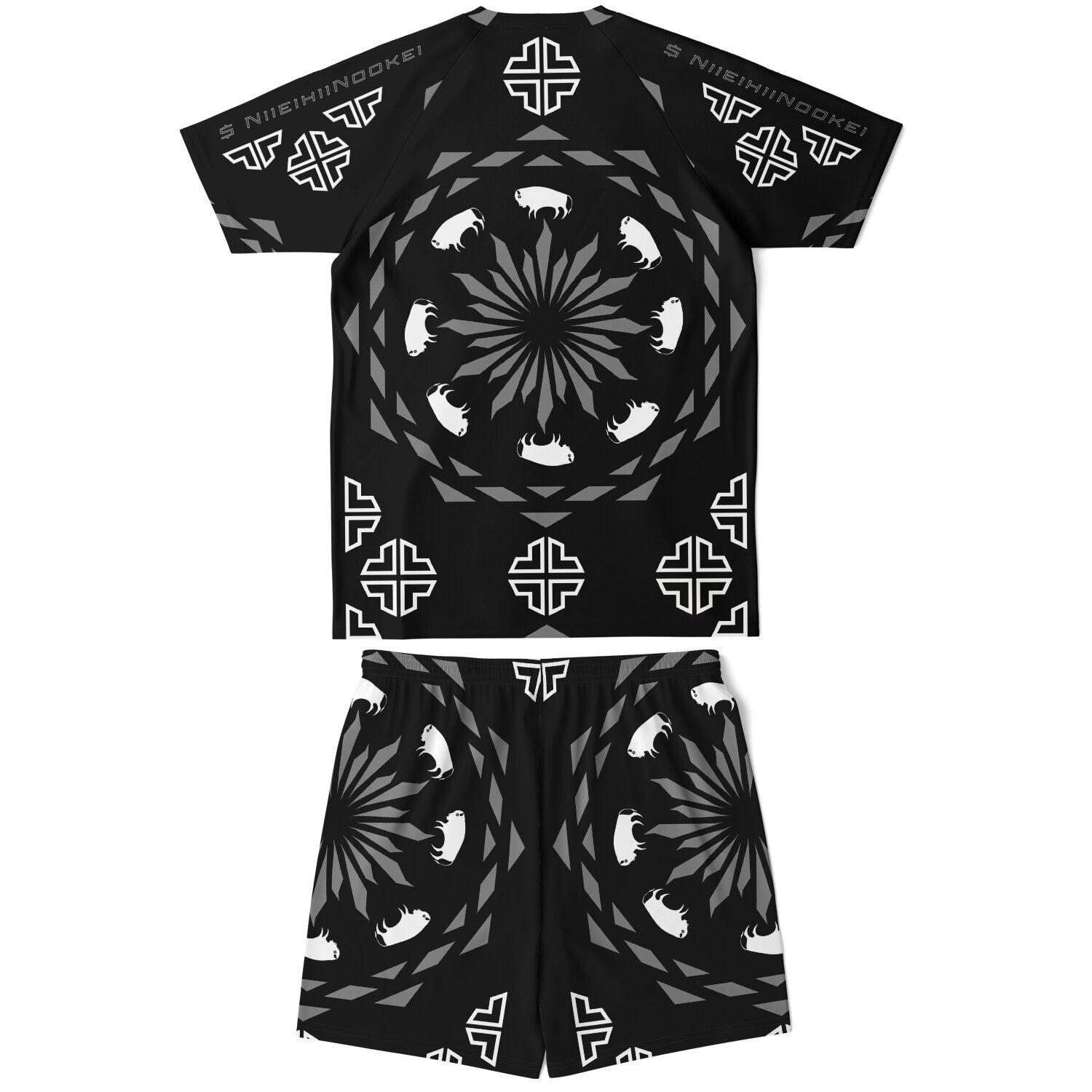 $NiieihiiNookei Men's Athletic Set - AOP