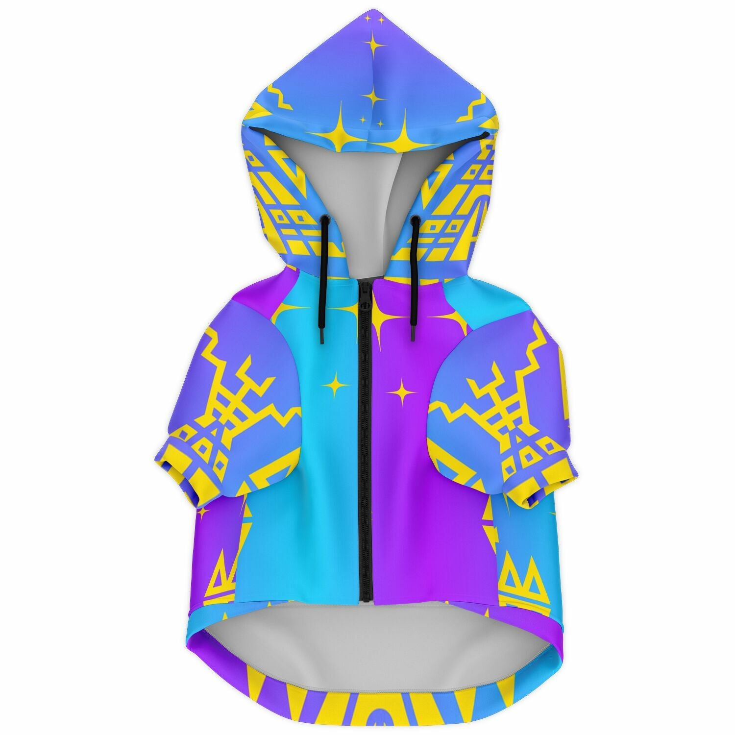 $NiieihiiNookei Fashion Dog Zip-Up Hoodie - AOP