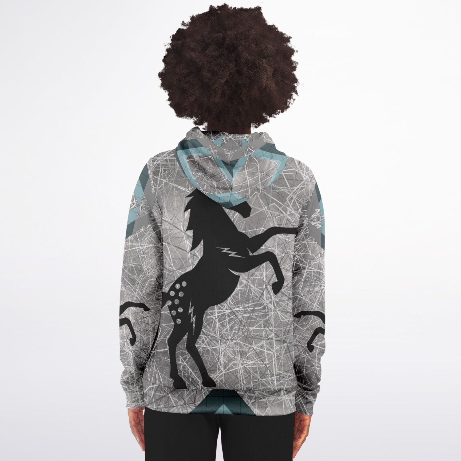 $NiieihiiNookei Fashion Zip-Up Hoodie - AOP