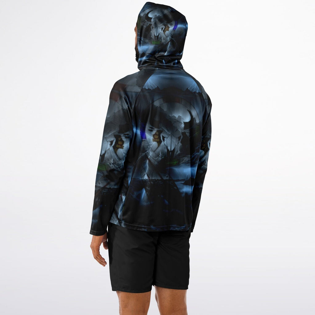 Northern Arapaho Tribe Logo Hooded Performance Shirt - AOP