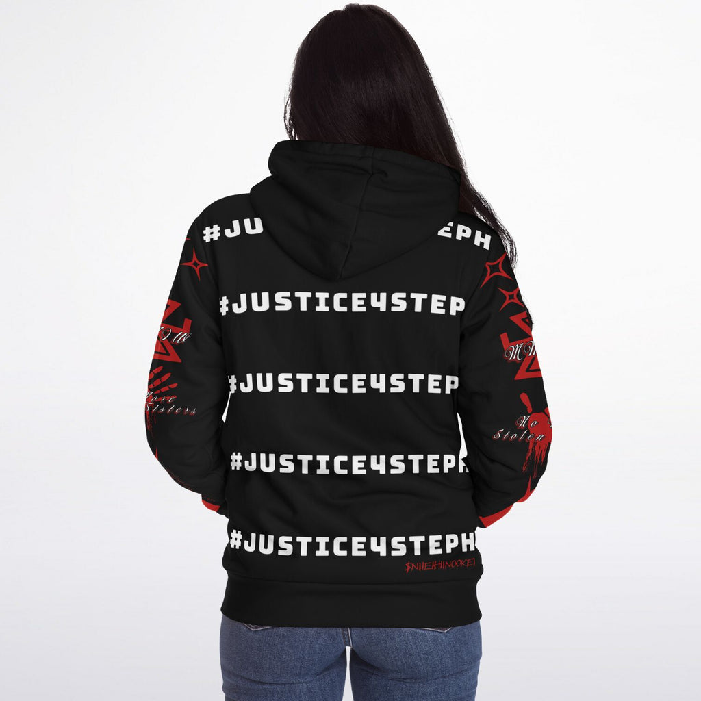 #JUSTICE4STEPH Microfleece Ziphoodie - AOP