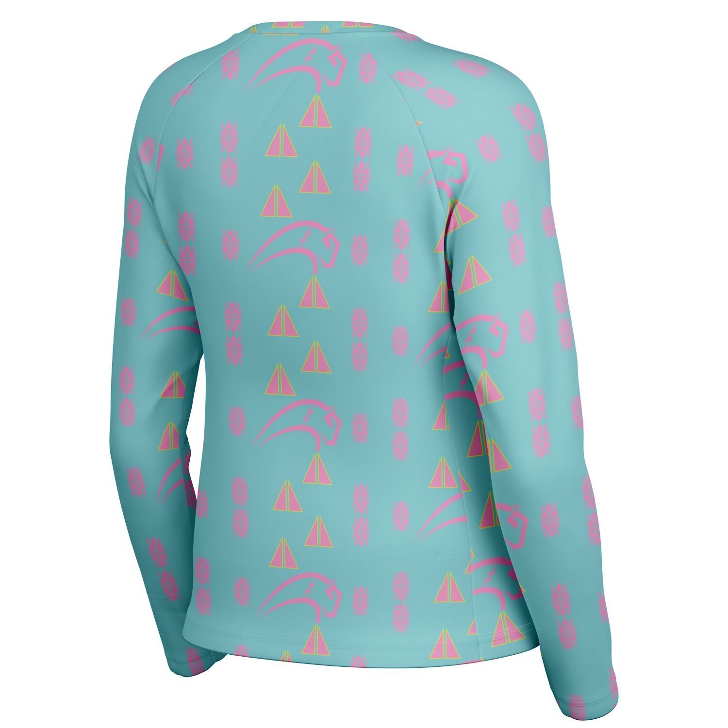 Women's Long Sleeve Performance Shirt - AOP