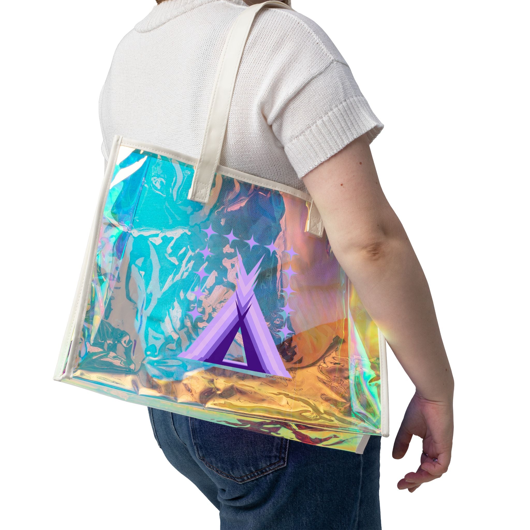 Beach Holographic Tote Bag
