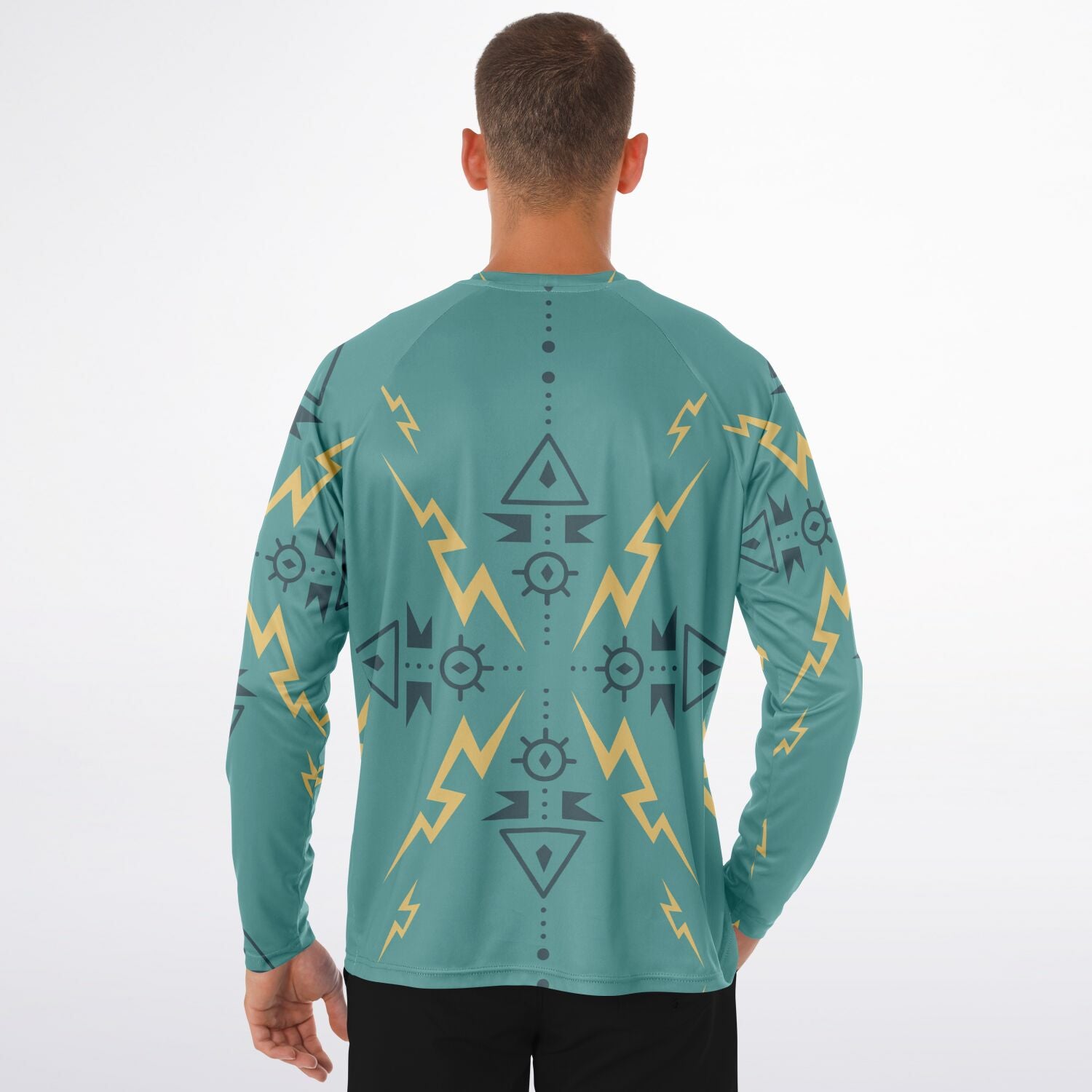 $NiieihiiNookei Men's Long Sleeve Performance Shirt - AOP