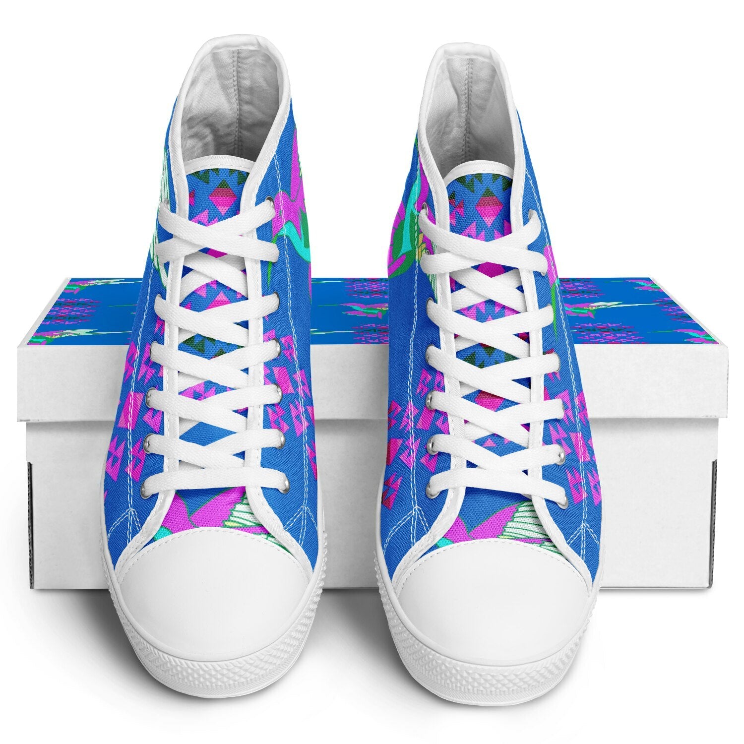 $NiieihiiNookei Urban Peak High Top Shoes - AOP