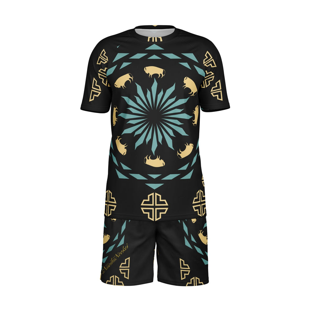$NiieihiiNookei Men's Athletic Set - AOP