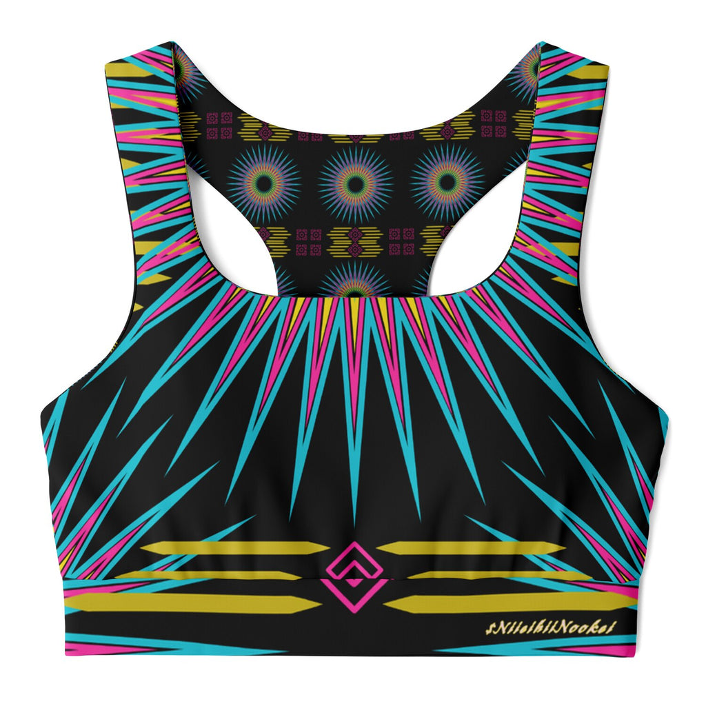 $NiieihiiNookei Padded Sports Bra - AOP
