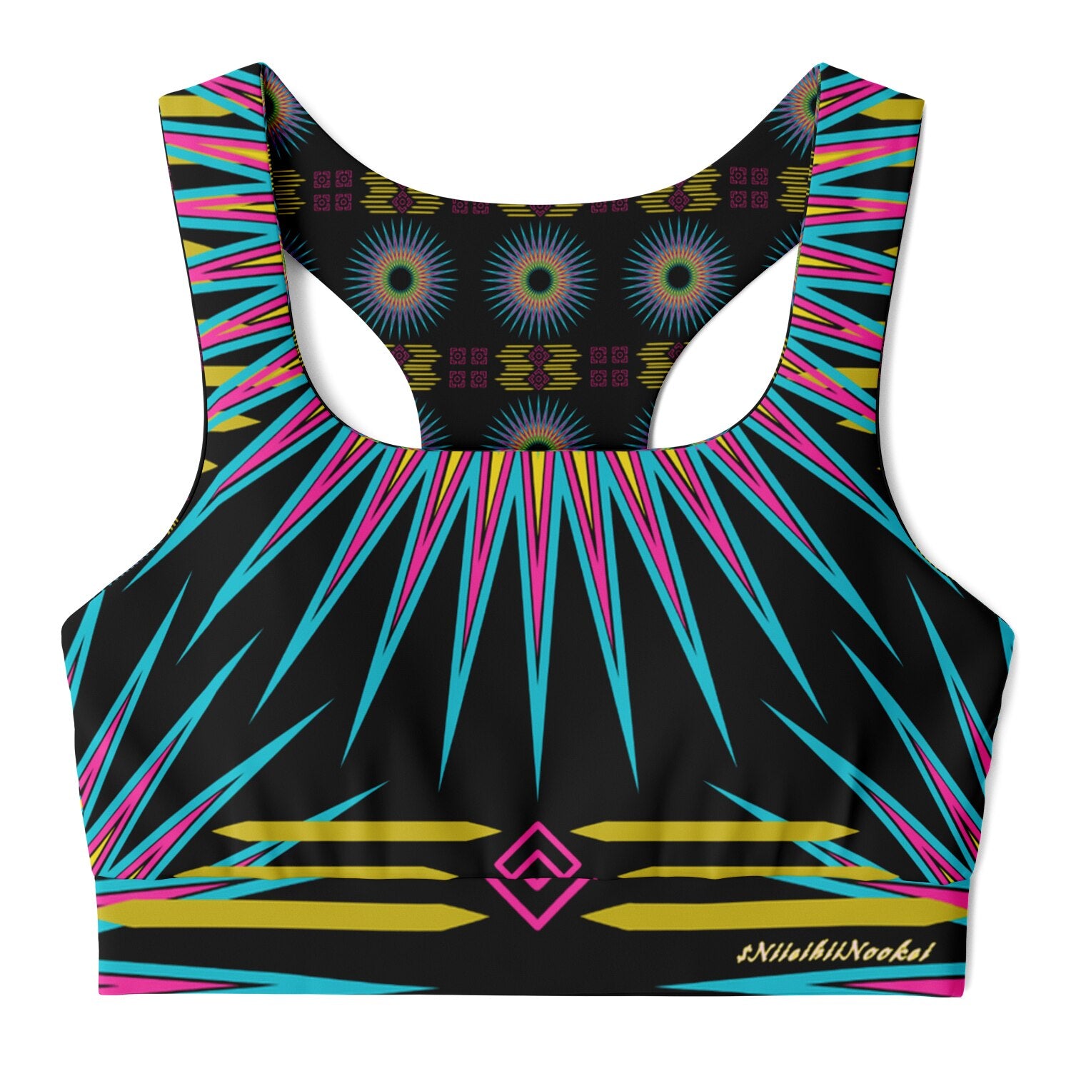 $NiieihiiNookei Padded Sports Bra - AOP