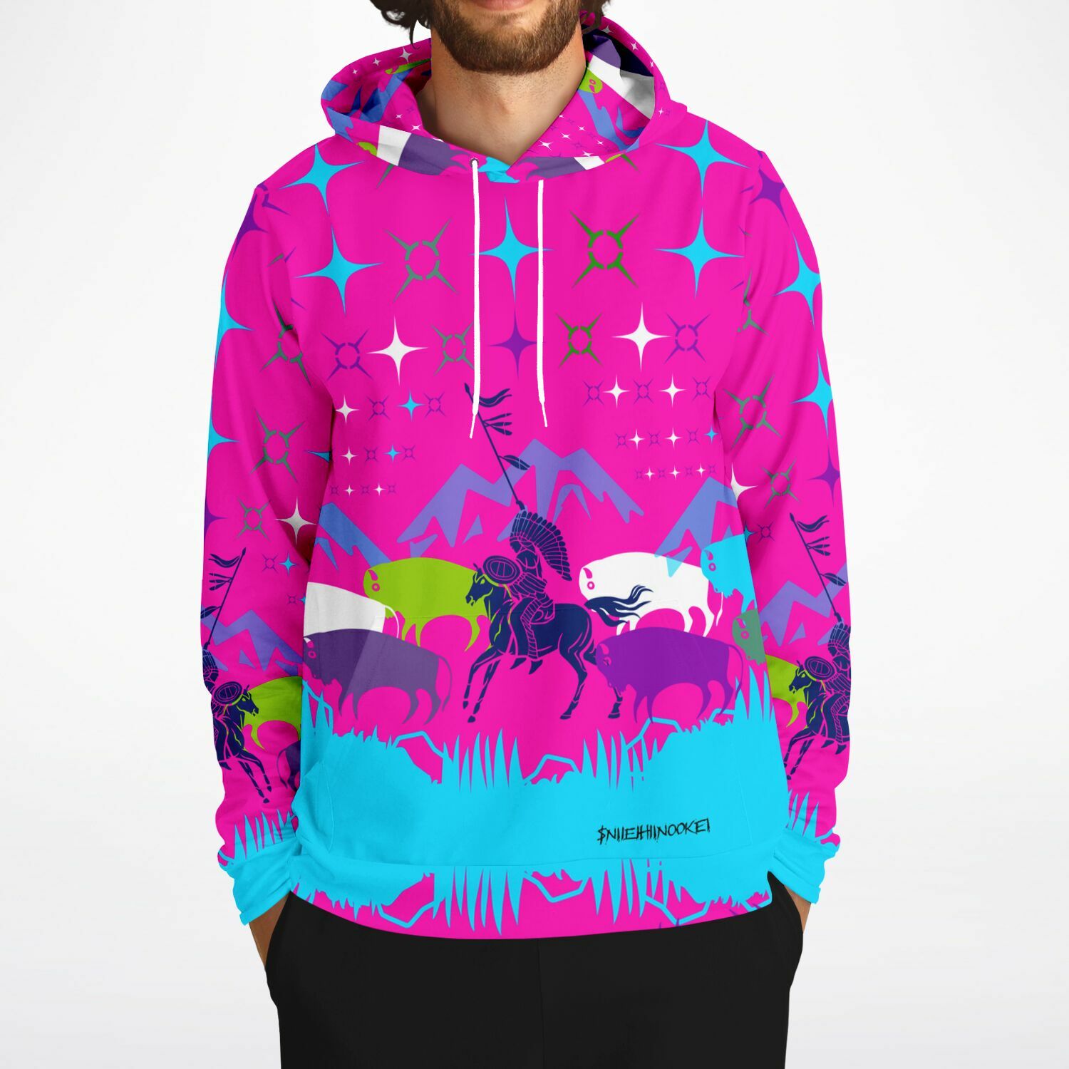 $NiieihiiNookei Athletic Hoodie - AOP