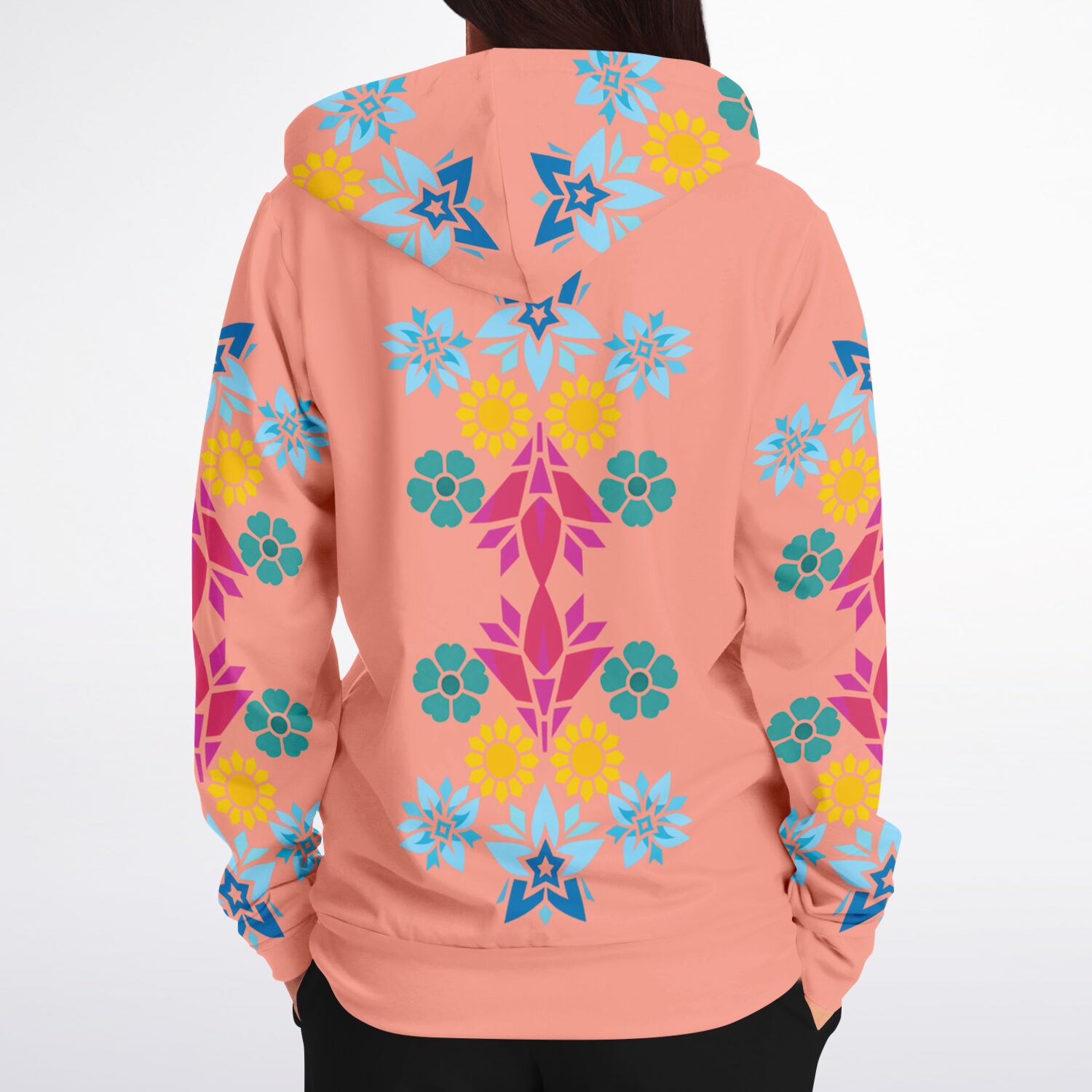 $NiieihiiNookei Athletic Zip-Up Hoodie - AOP