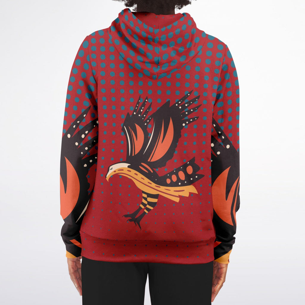 $NiieihiiNookei Athletic Zip-Up Hoodie - AOP