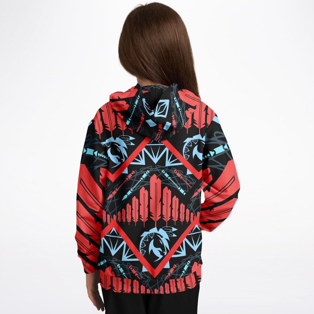 $NiieihiiNookei Athletic Kids Hoodie - AOP