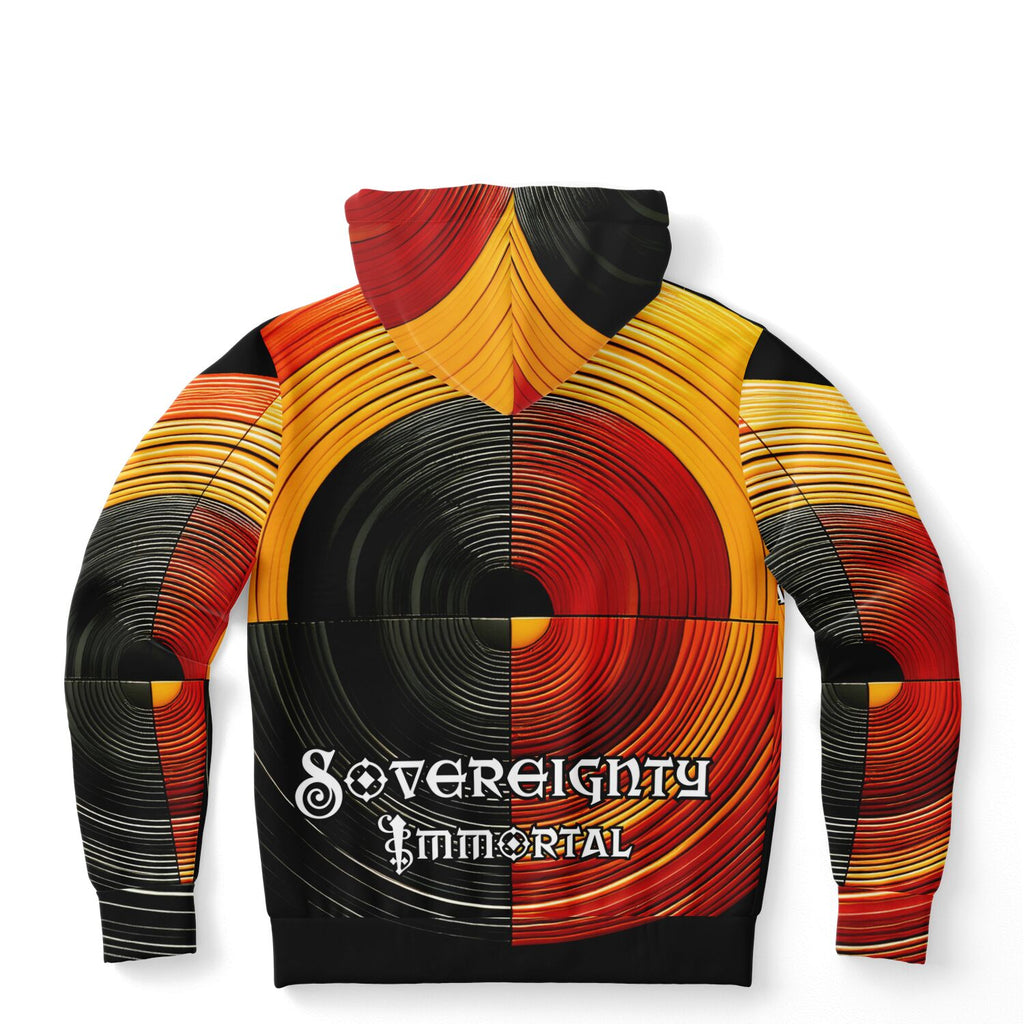 Sovereignty Immortal by $NiieihiiNookei Athletic Hoodie - AOP