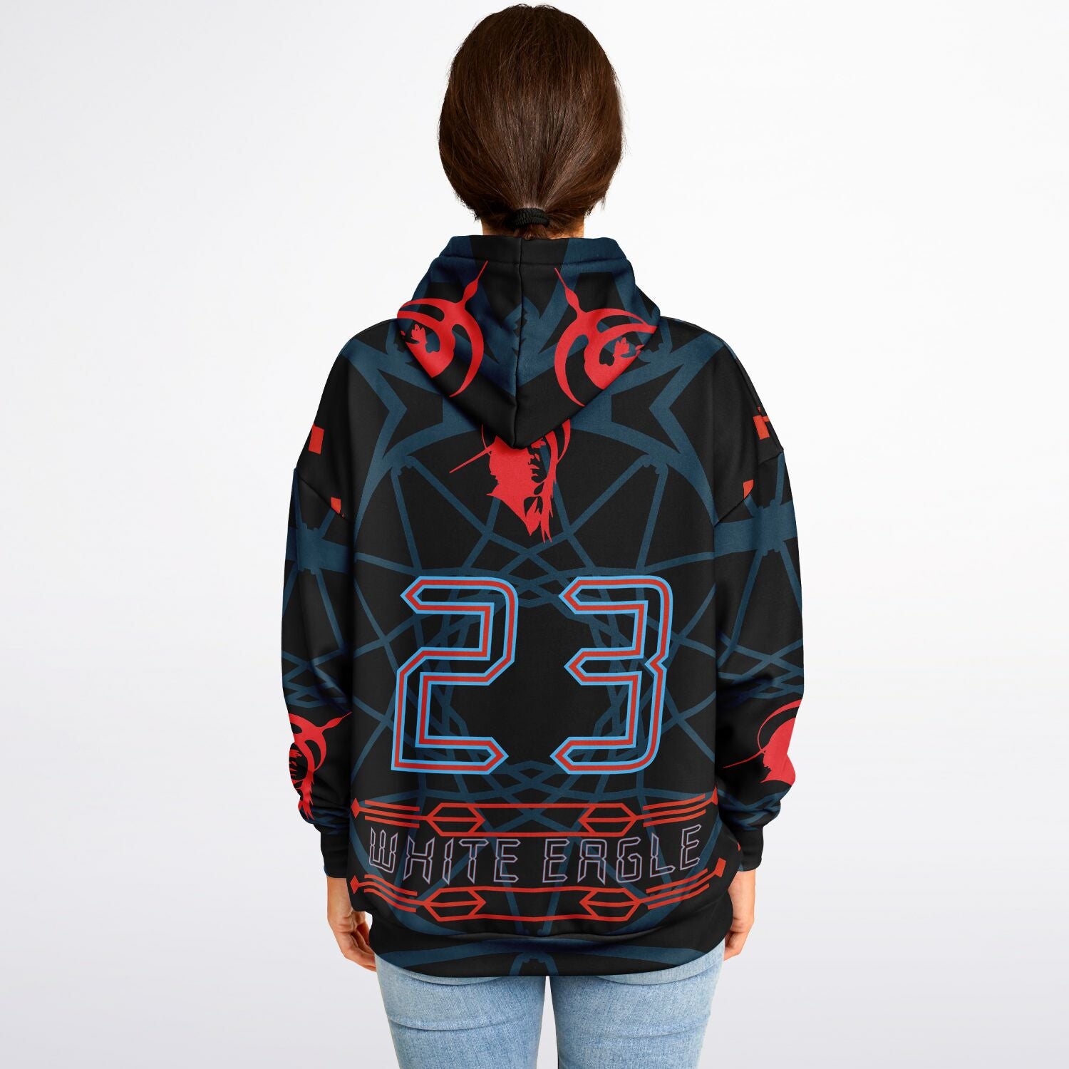 $NiieihiiNookei Heavyweight Oversized Hoodie - AOP