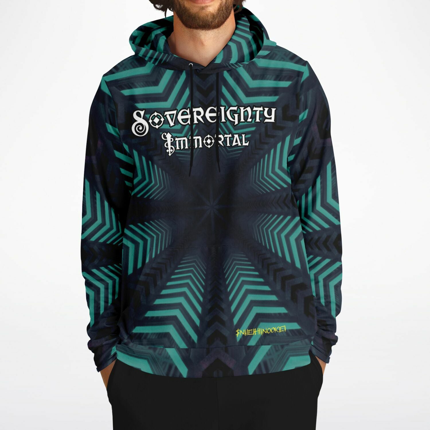 $NiieihiiNookei Athletic Hoodie - AOP