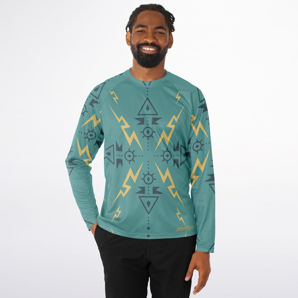 $NiieihiiNookei Men's Long Sleeve Performance Shirt - AOP