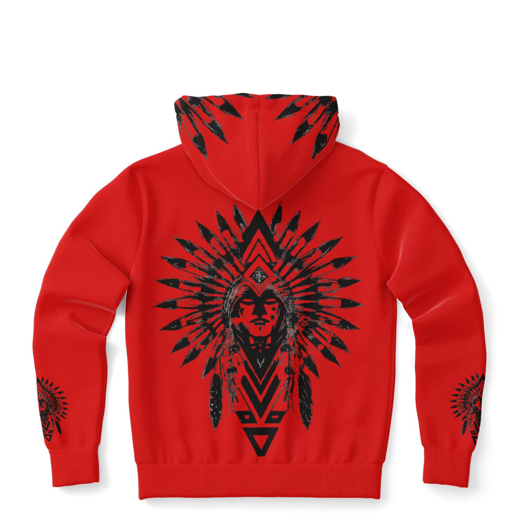 $NiieihiiNookei Athletic Zip-Up Hoodie - AOP