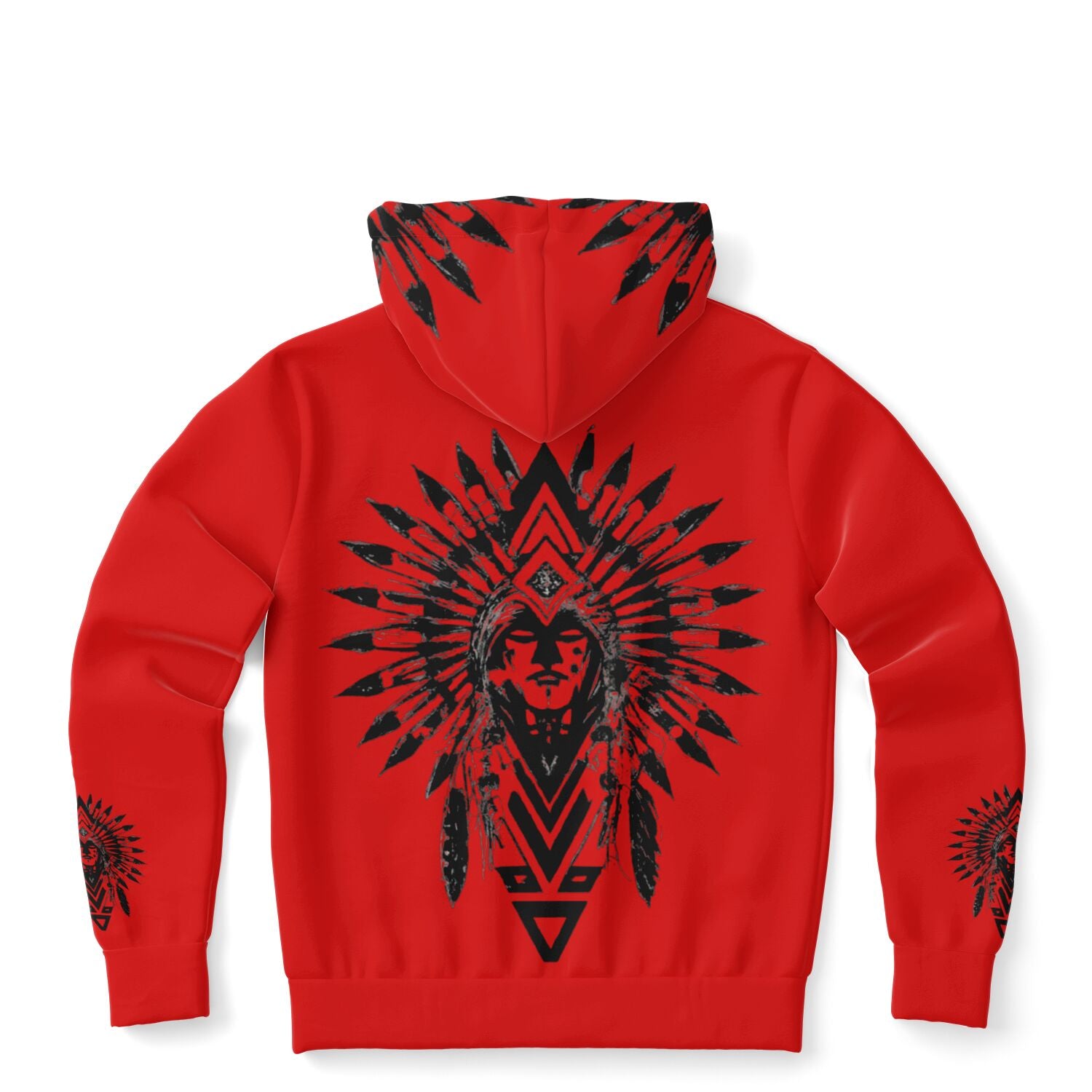 $NiieihiiNookei Athletic Zip-Up Hoodie - AOP