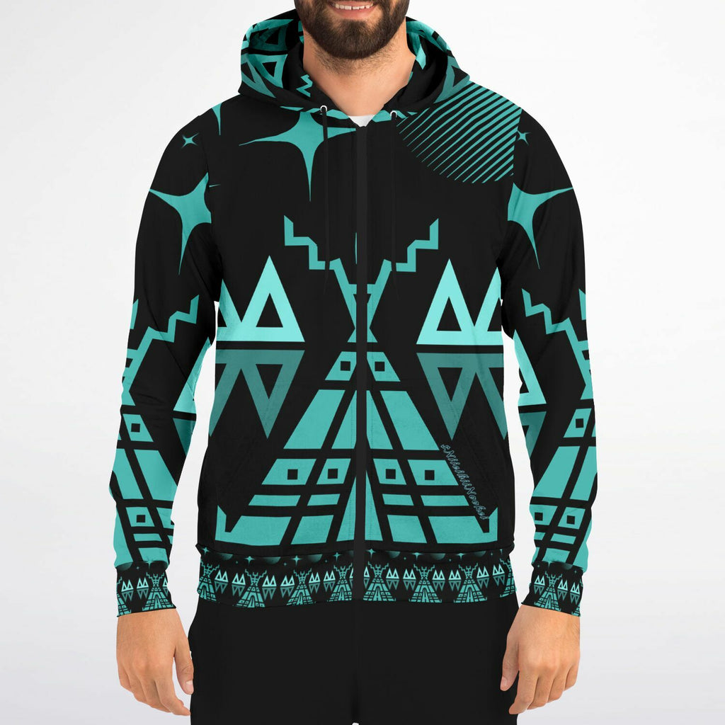 $NiieihiiNookei Fashion Zip-Up Hoodie - AOP