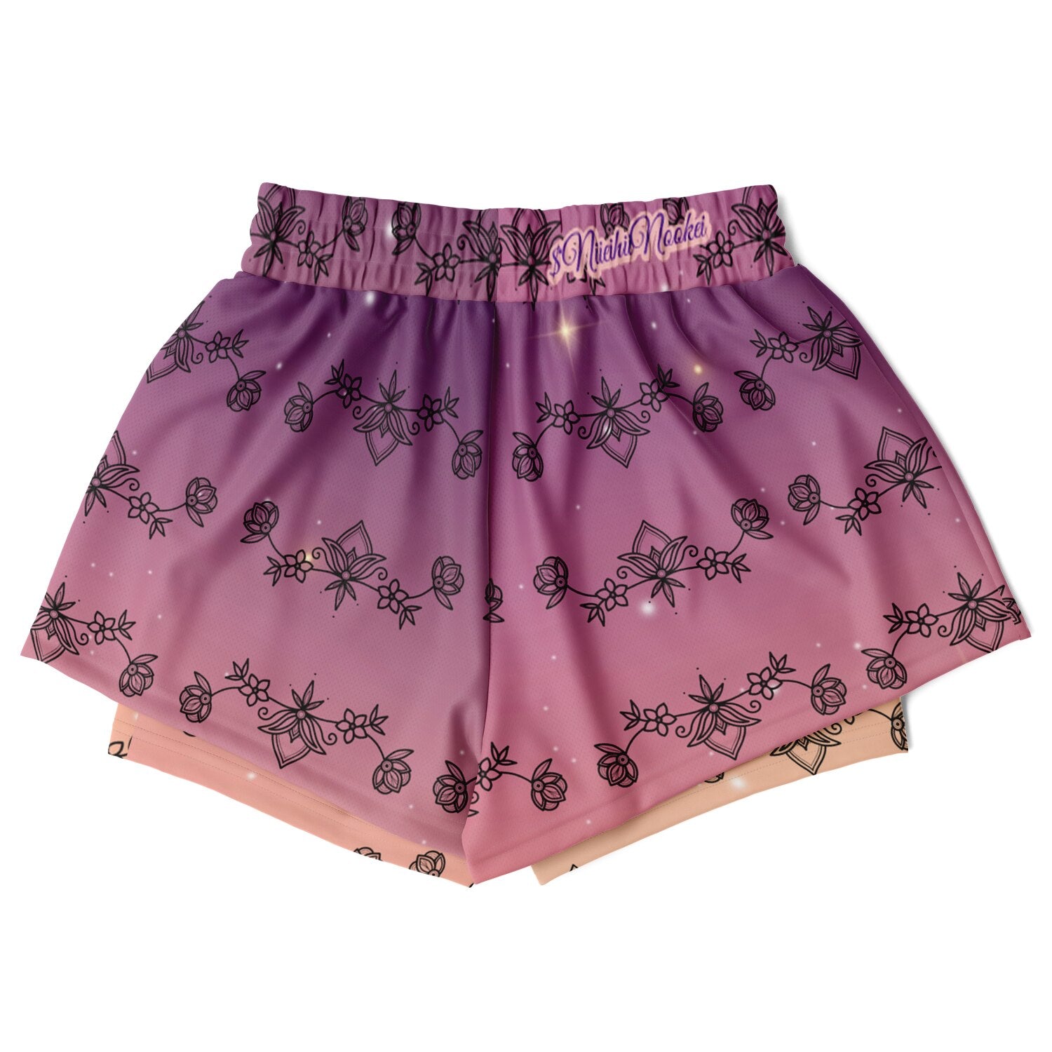$NiieihiiNookei Women's 2-in-1 Shorts - AOP