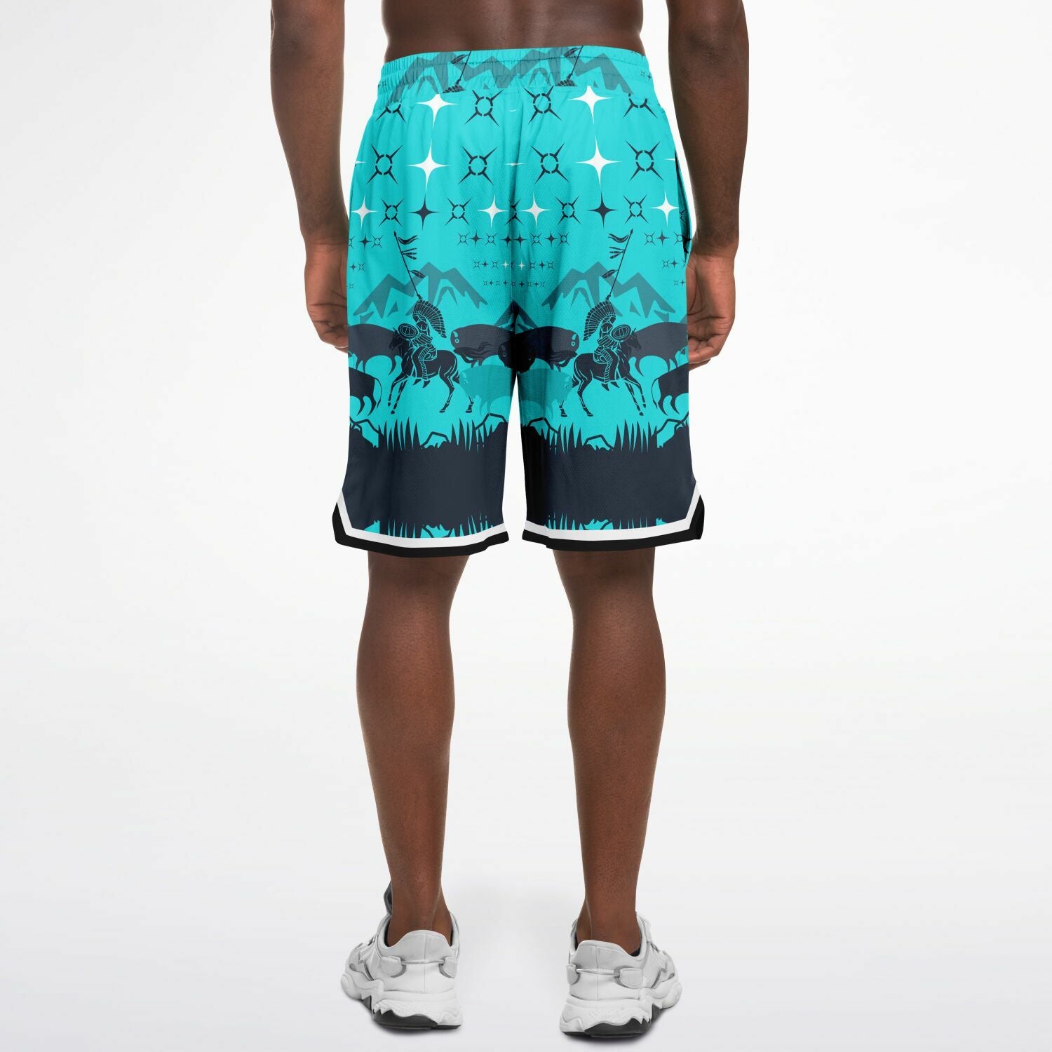 $NiieihiiNookei Basketball Short Rib - AOP