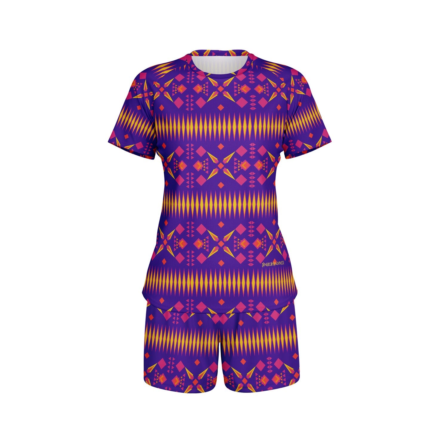 $NiieihiiNookei Women's Active Set - AOP