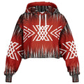 $NiieihiiNookei Fashion Cropped Hoodie - AOP