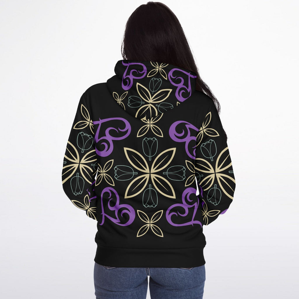 $NiieihiiNookei Microfleece Ziphoodie - AOP