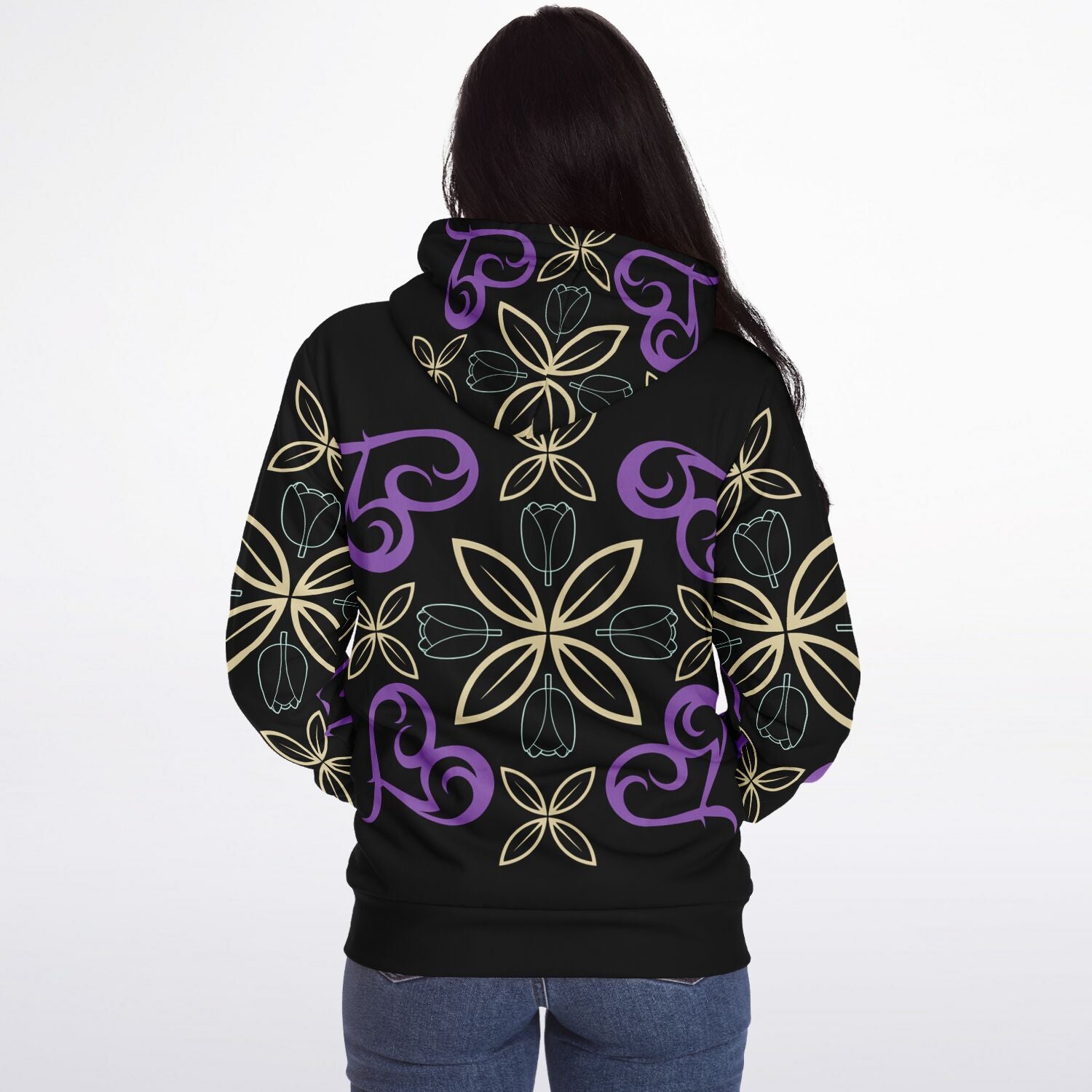 $NiieihiiNookei Microfleece Ziphoodie - AOP