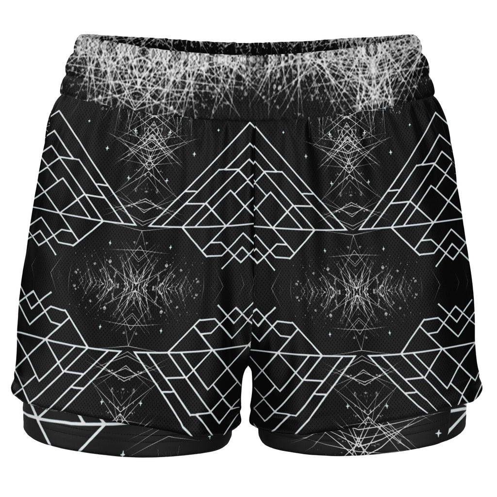 $NiieihiiNookei Women's 2-in-1 Shorts - AOP