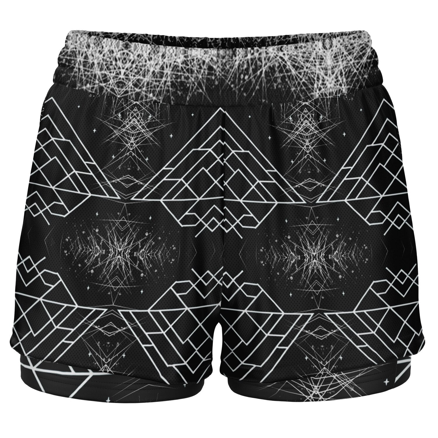 $NiieihiiNookei Women's 2-in-1 Shorts - AOP