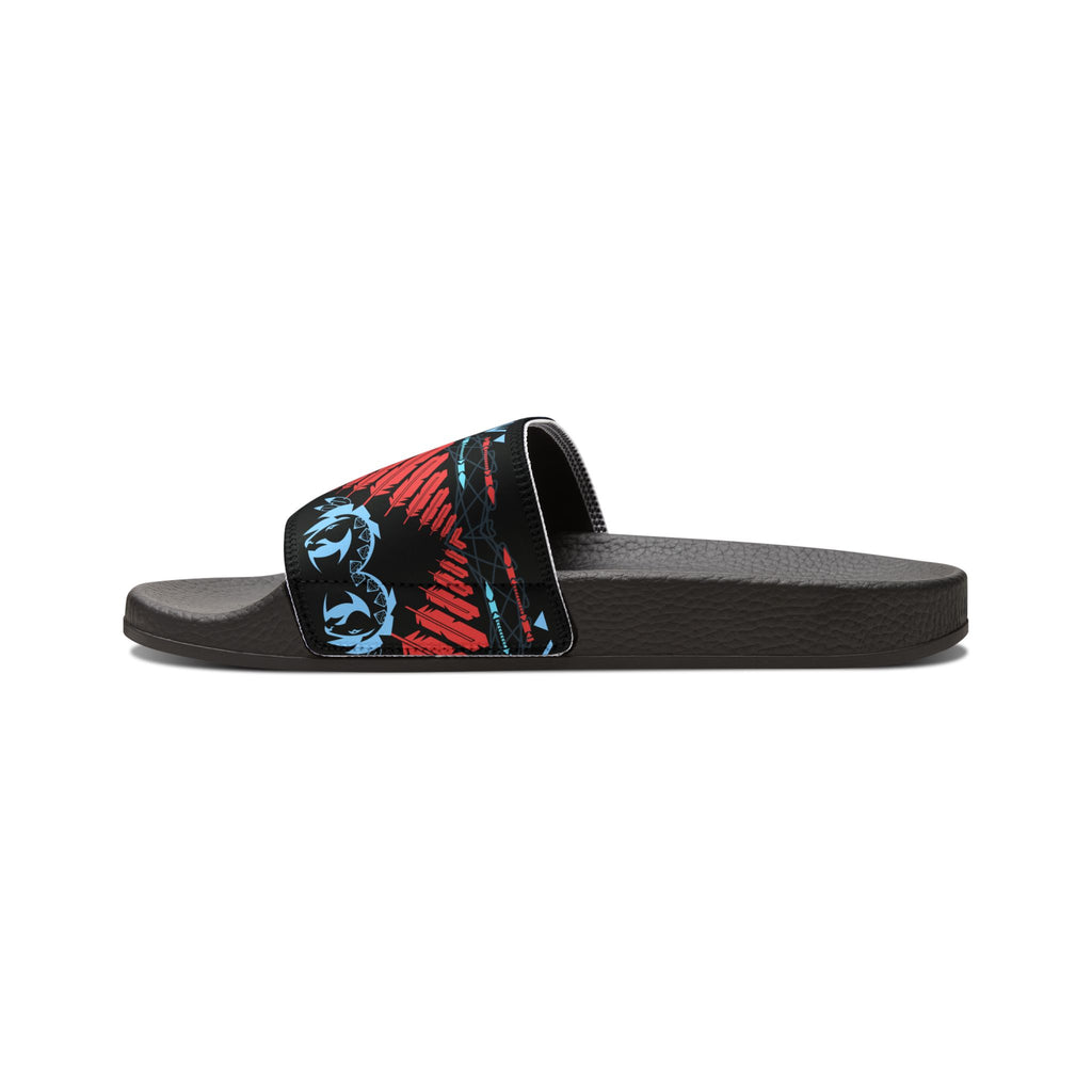 $NiieihiiNookei Youth Sandals — Tribal Horse Design (Strength • Honor • Courage)