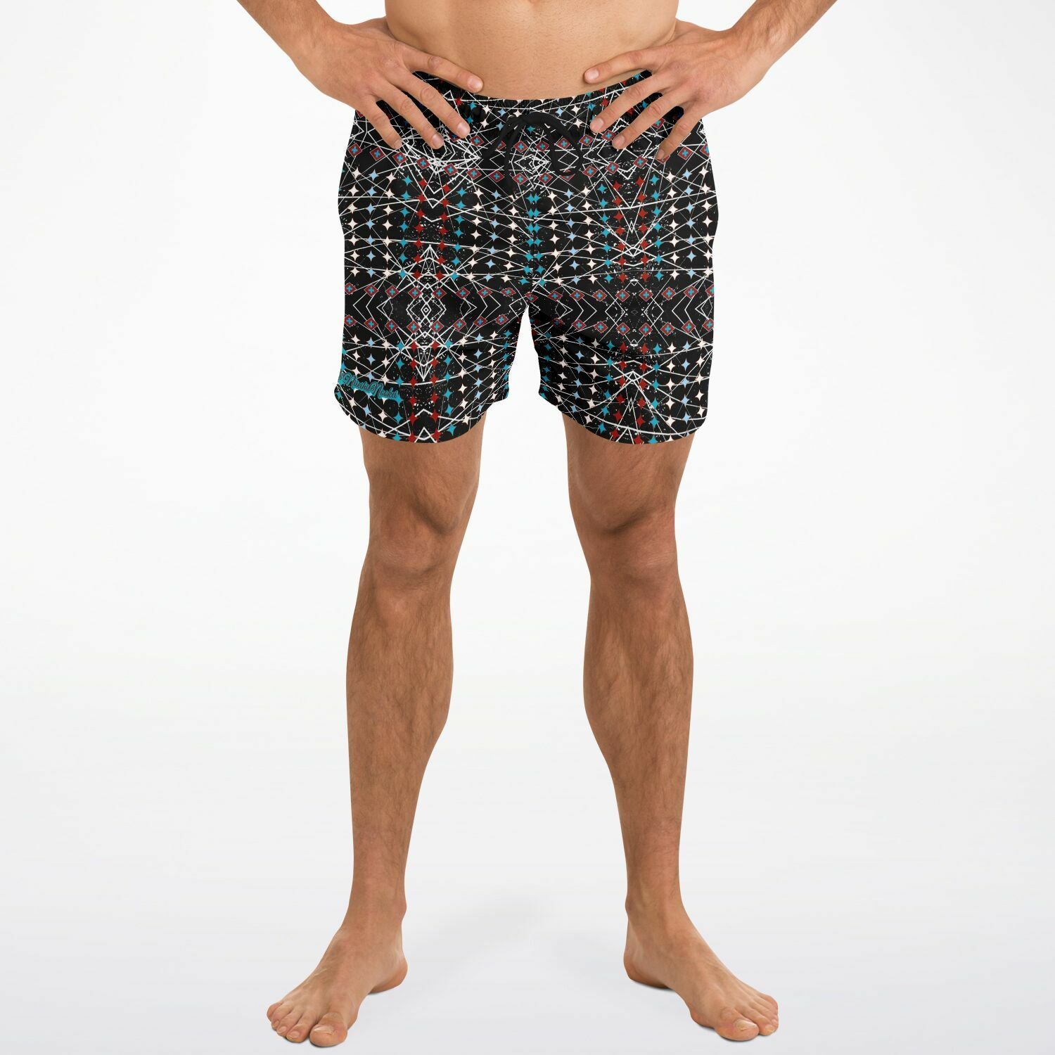 $NiieihiiNookei Swim Trunks Men - AOP