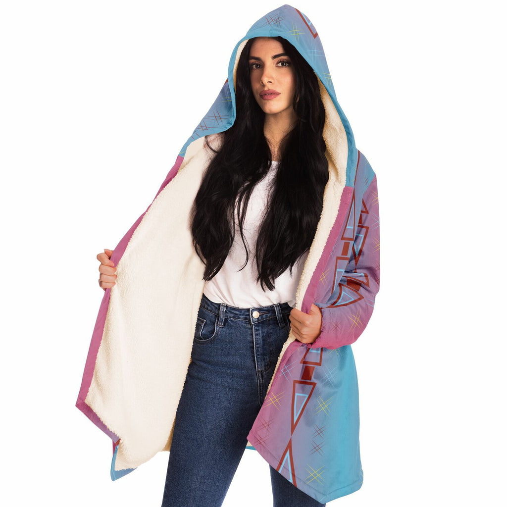 $NiieihiiNookei Microfleece Cloak - AOP
