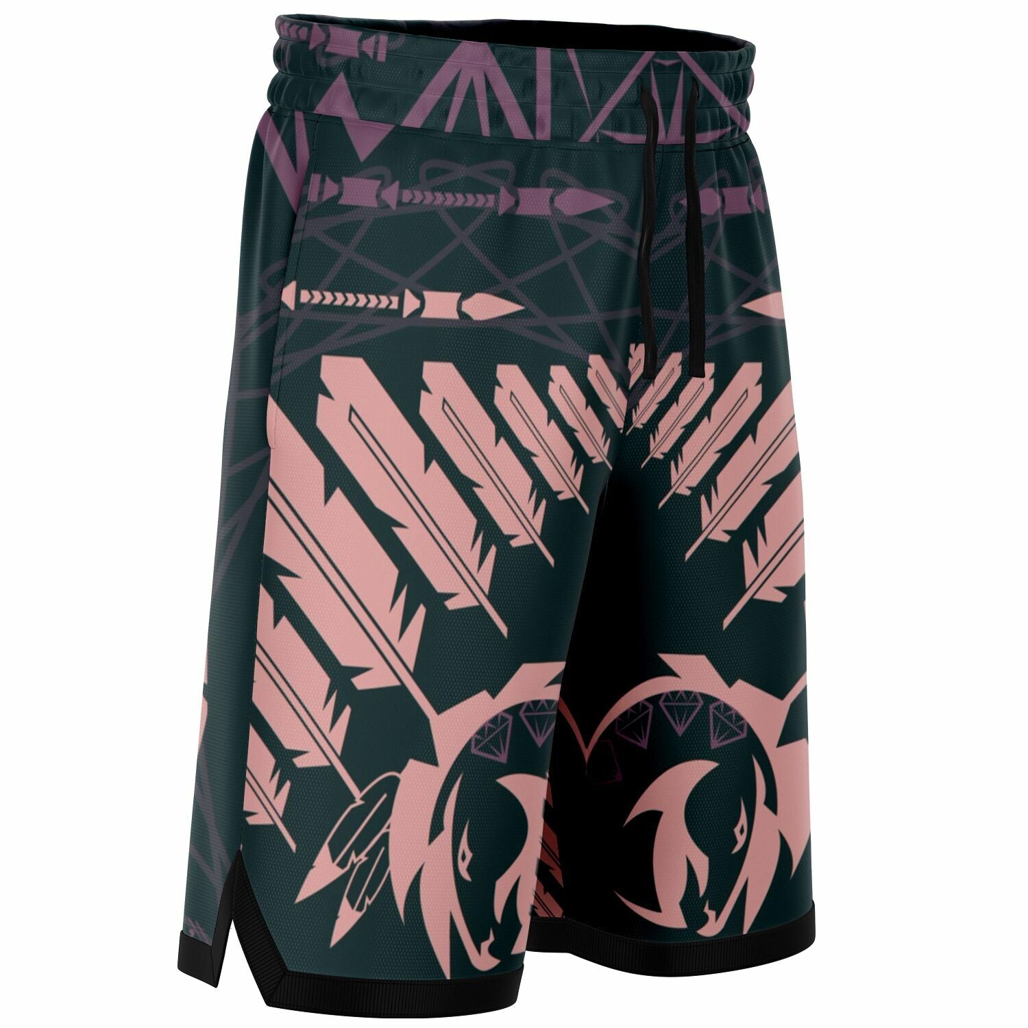 $NiieihiiNookei Basketball Short Rib - AOP