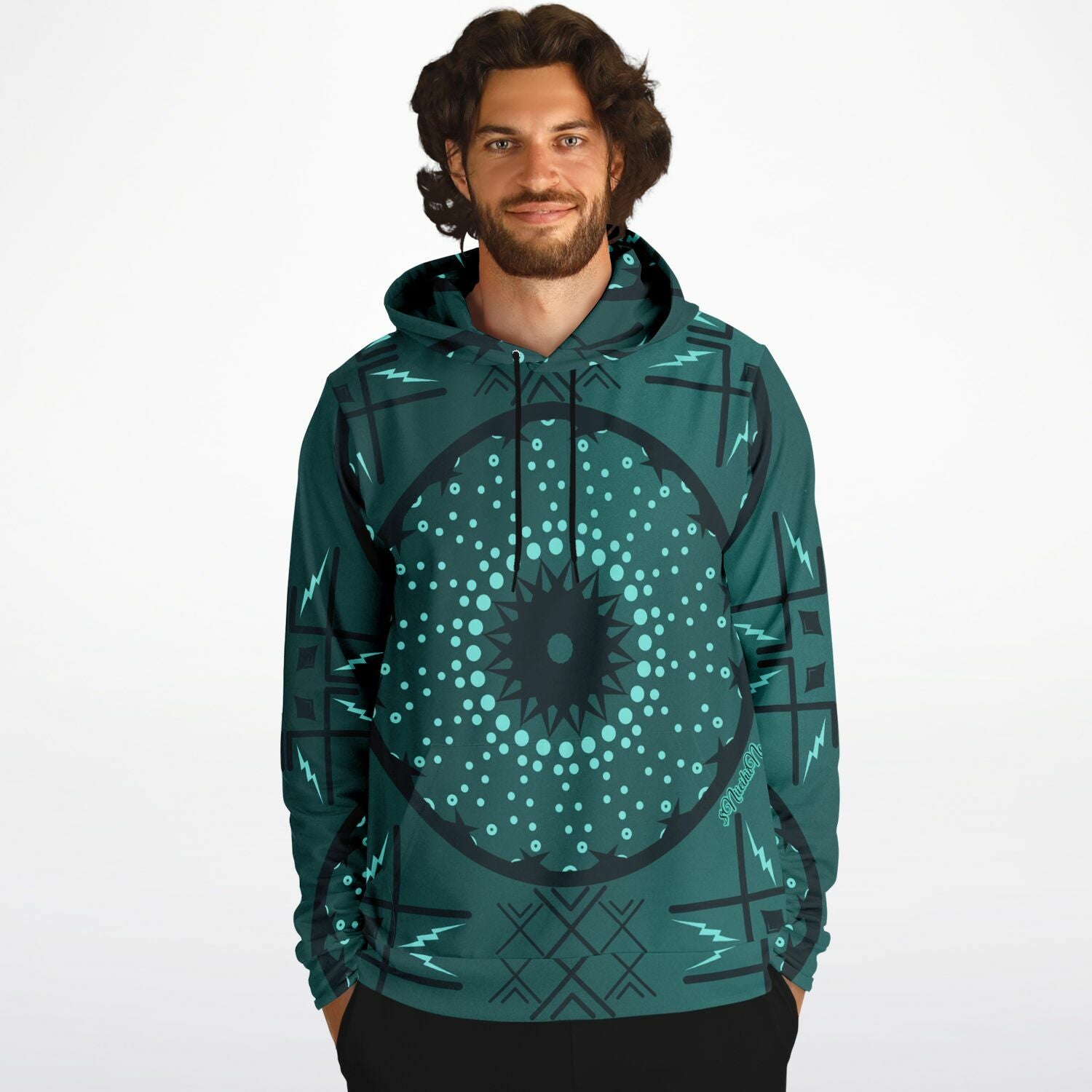$NiieihiiNookei Athletic Hoodie - AOP