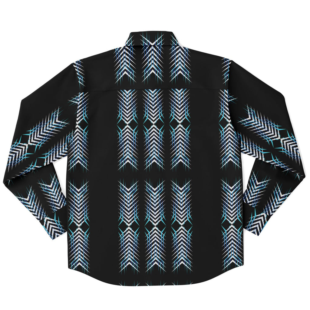 $NiieihiiNookei Long Sleeve Button Down Shirt - AOP