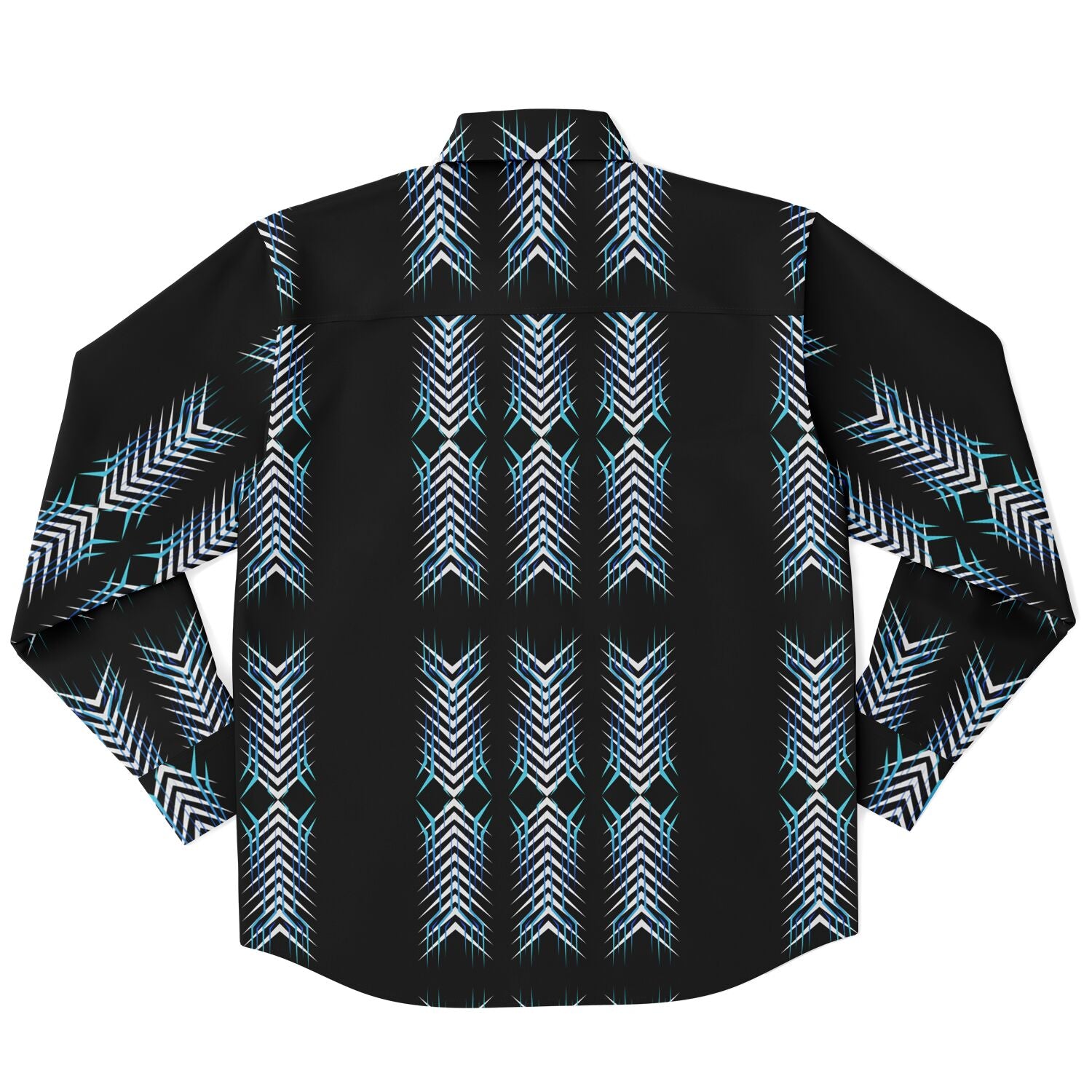 $NiieihiiNookei Long Sleeve Button Down Shirt - AOP