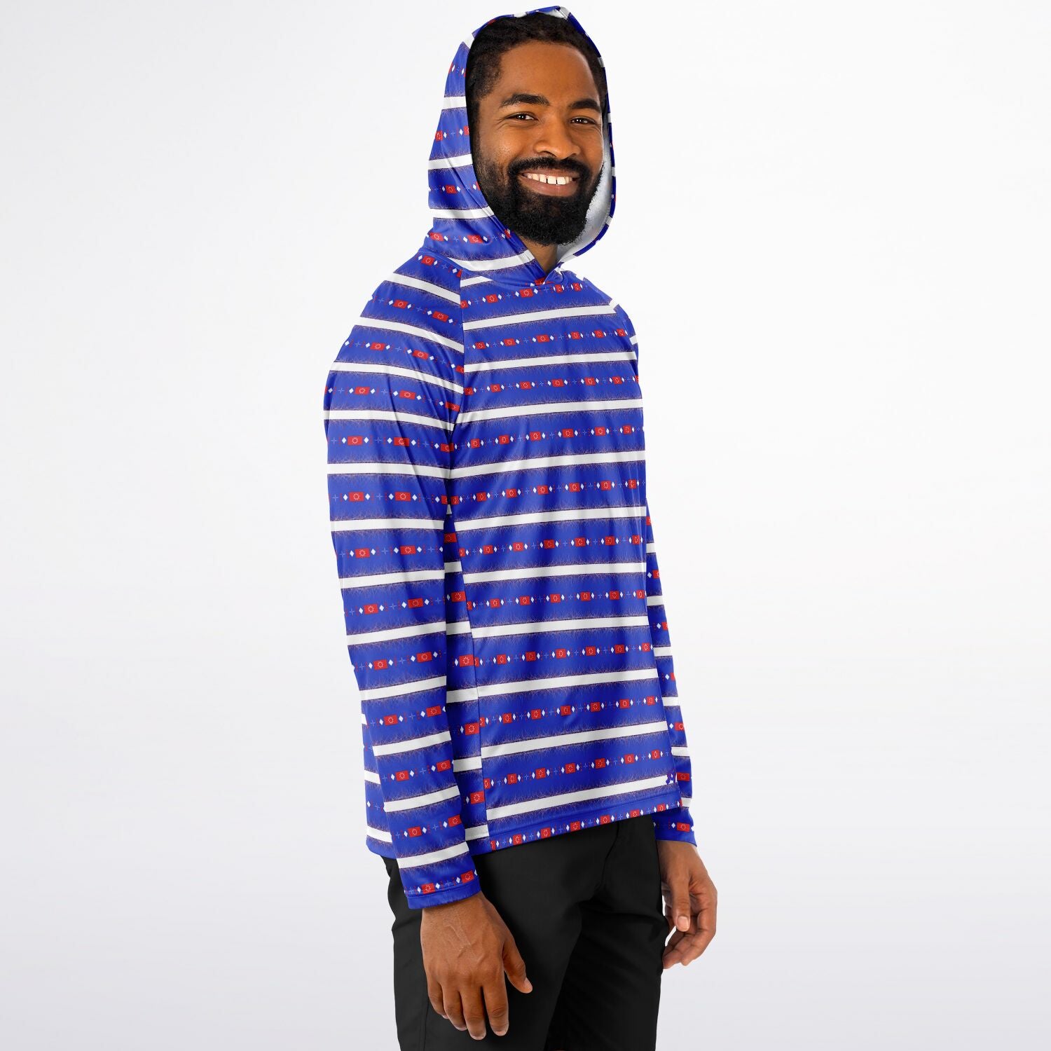 Oglala Sioux Tribe Hooded Performance Shirt - AOP