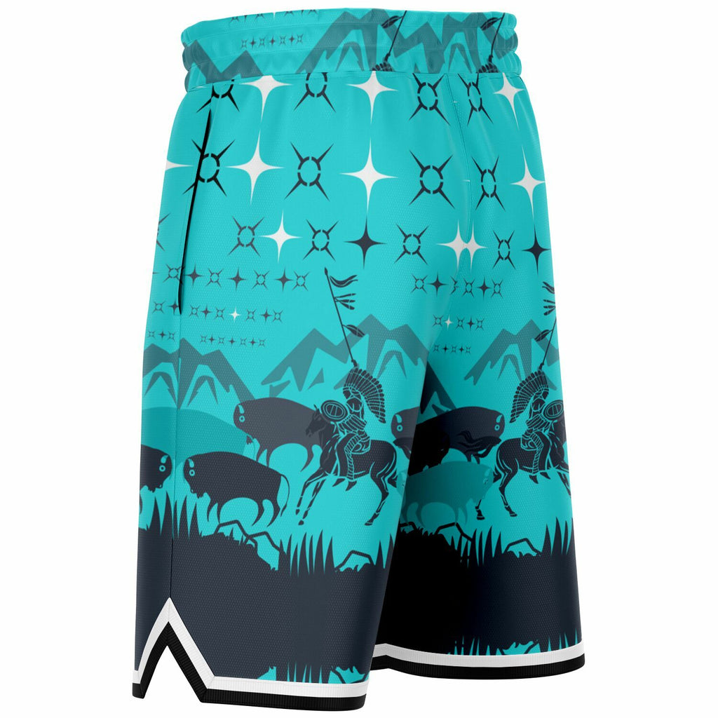 $NiieihiiNookei Basketball Short Rib - AOP