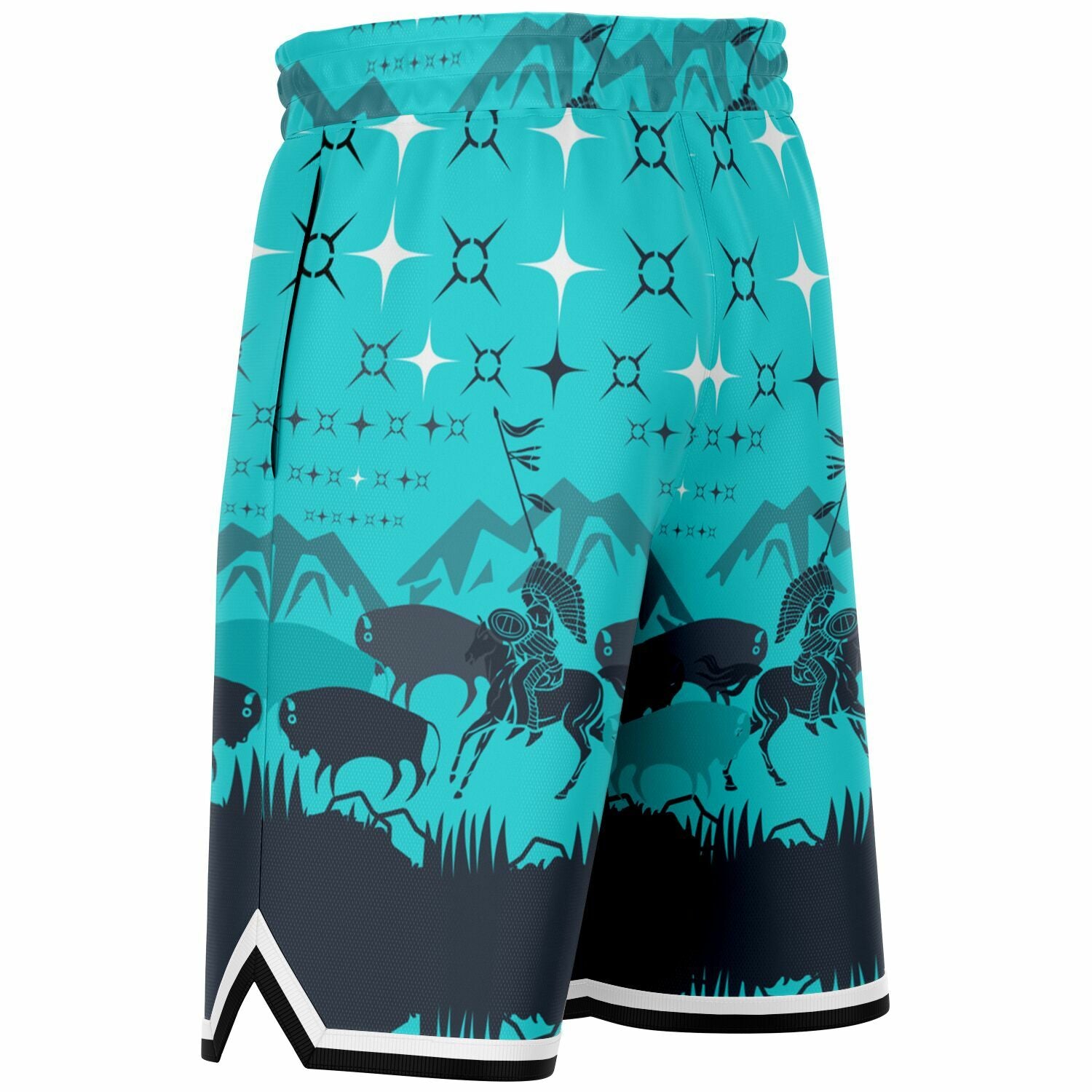 $NiieihiiNookei Basketball Short Rib - AOP