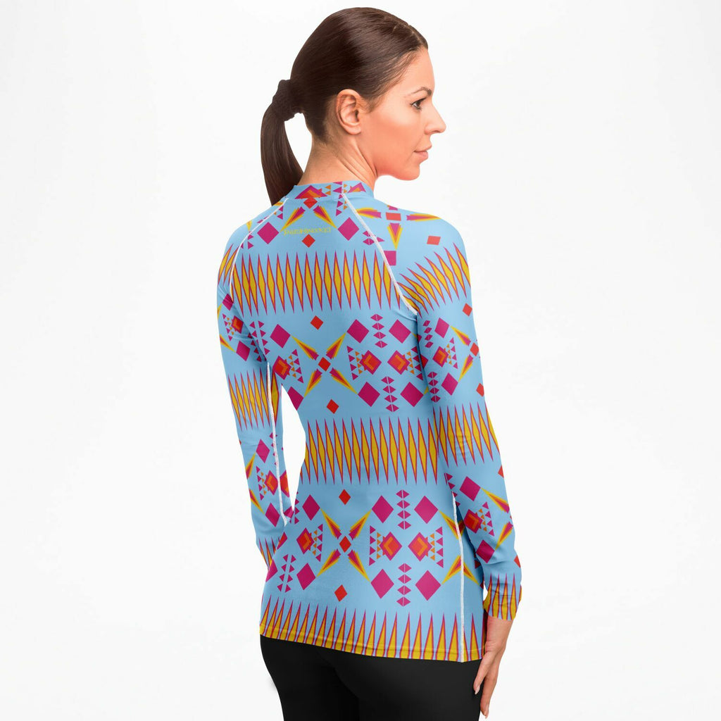 $NiieihiiNookei Women's Rashguard - AOP